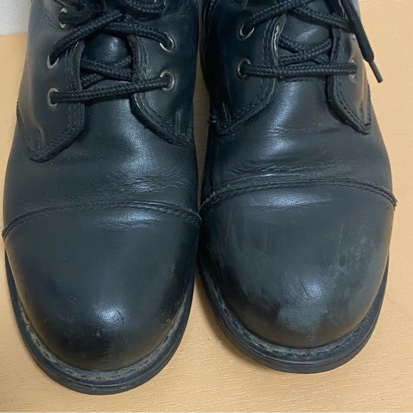 Harley Davidson Womens Black Lace Up Motorcycle Boots - Picture 6 of 13